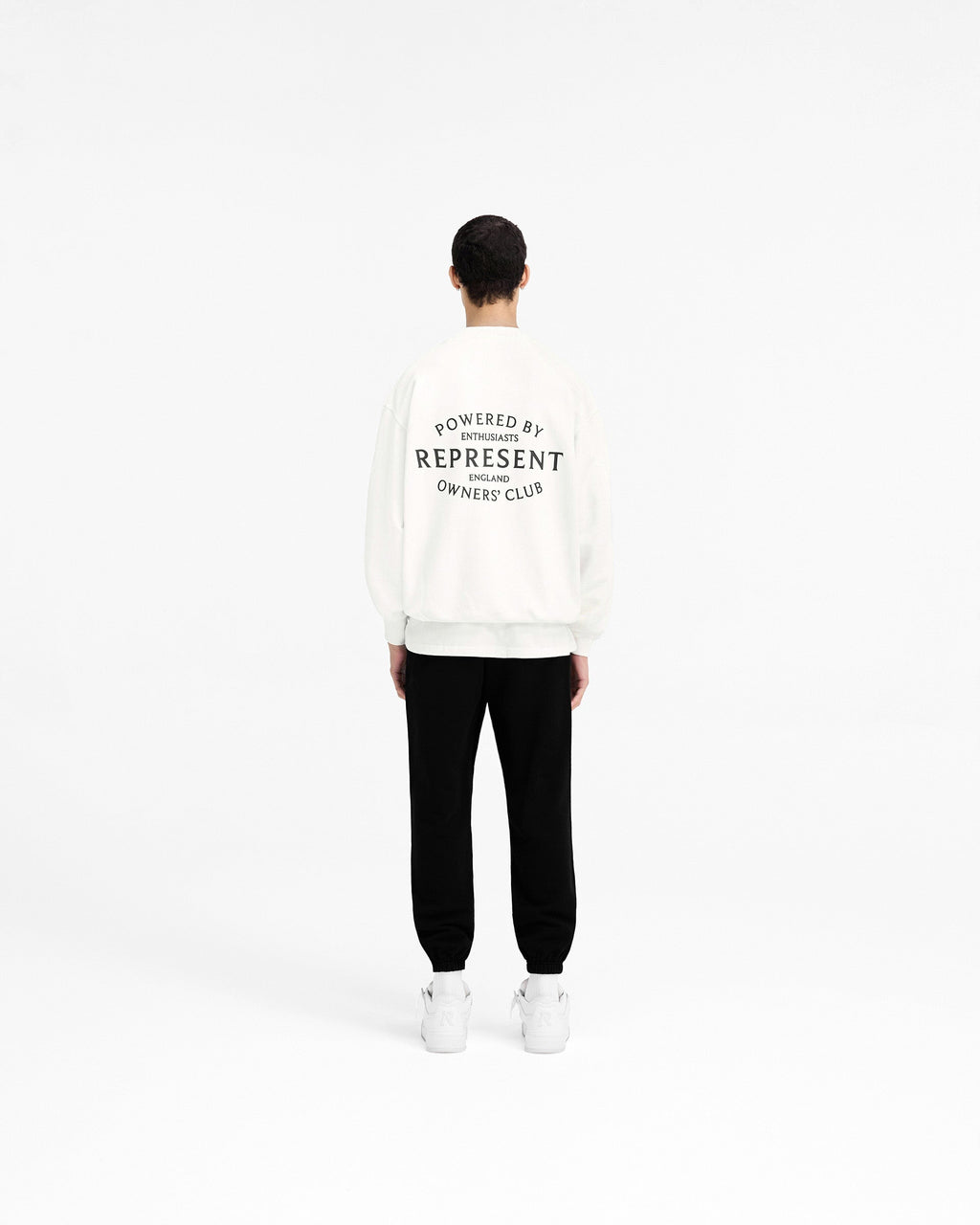 Represent Owners Club Stamp Sweater - Flat White