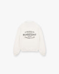 Represent Owners Club Stamp Sweater - Flat White
