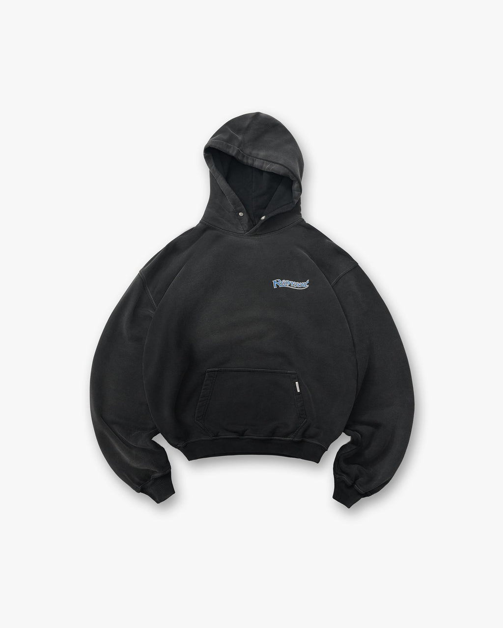 Represent Showcasing Hoodie - Stained Black