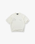 Hand Drawn Horses T-Shirt - Flat White
