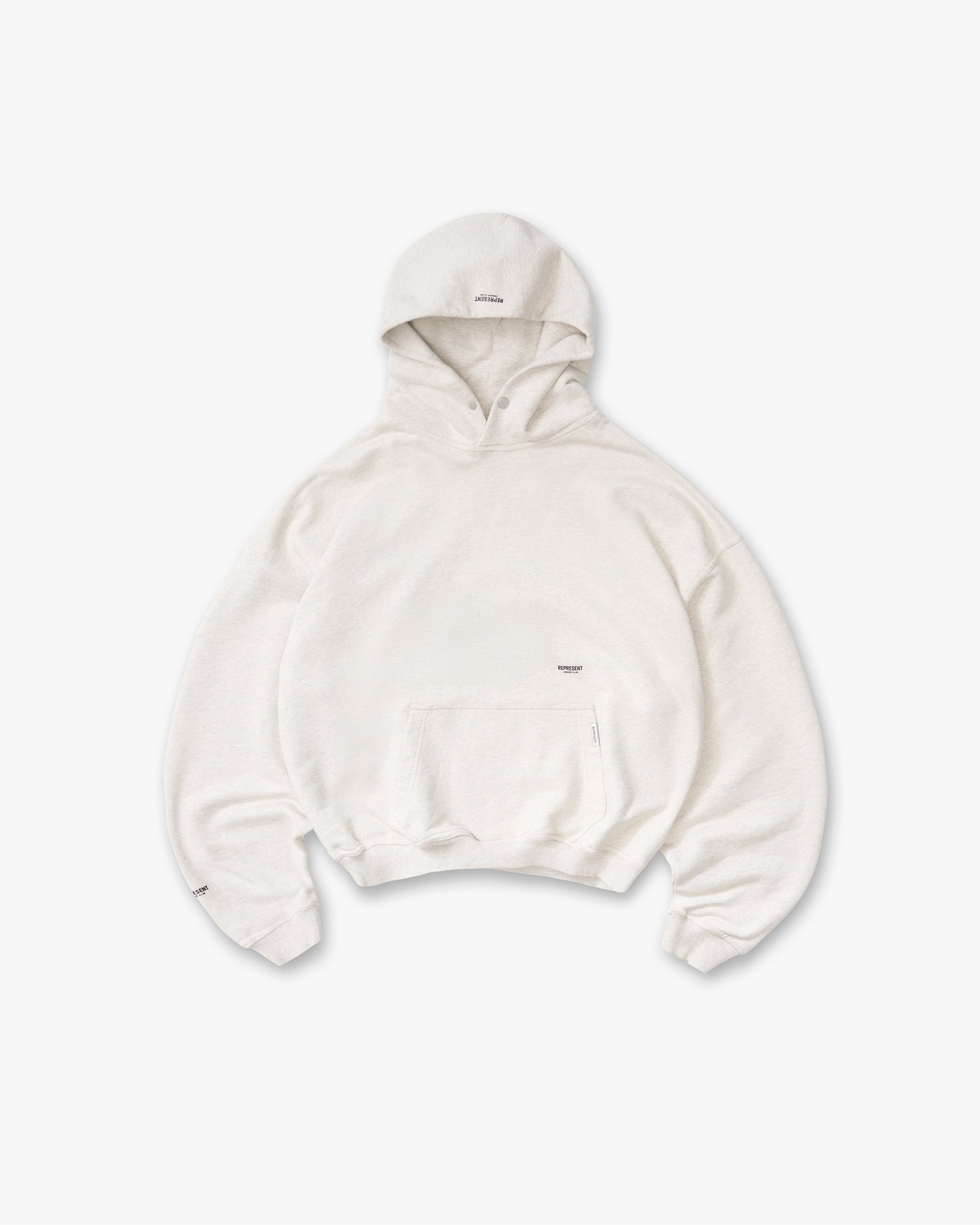 Micro Owners Club Hoodie - Cream Marl