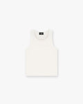 Waffle Vest - Antique White