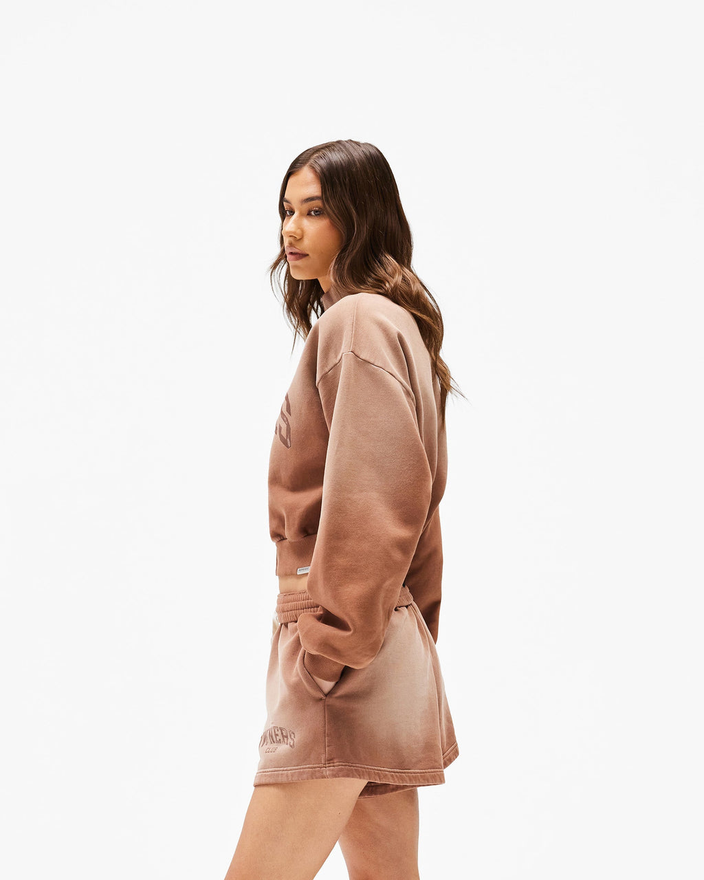 Represent Owners Club Zip Funnel Neck - Sienna