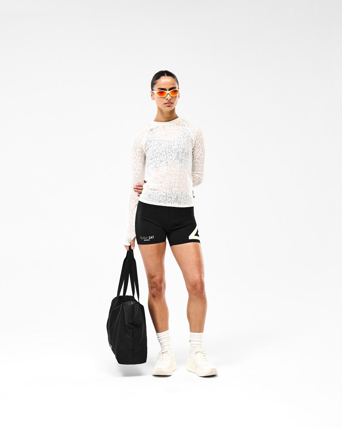 247 Performance Burnout Long Sleeve - Off White