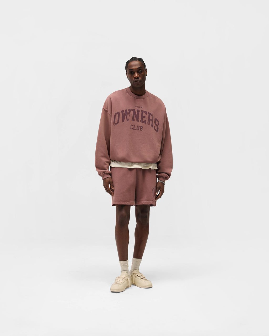Represent Owners Club Sweater - Smoked Rose