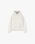 Rep Applique Hoodie - Cream Marl