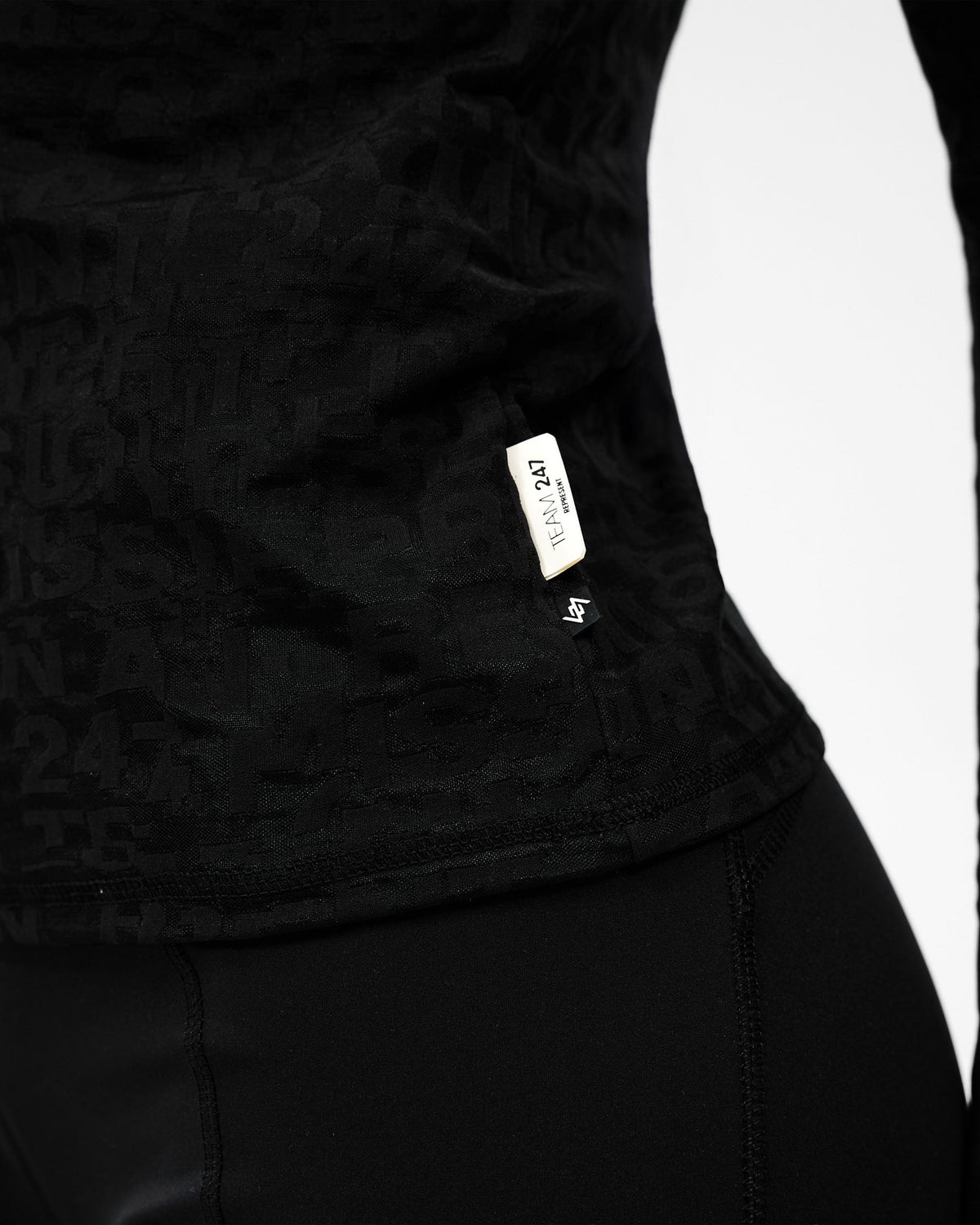 247 Performance Burnout Long Sleeve - Black
