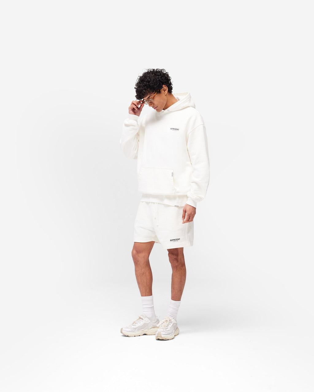 Represent Owners Club Shorts - Flat White