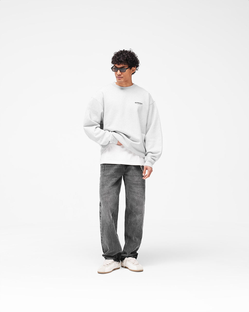 Represent Owners Club Sweater - Ash Grey