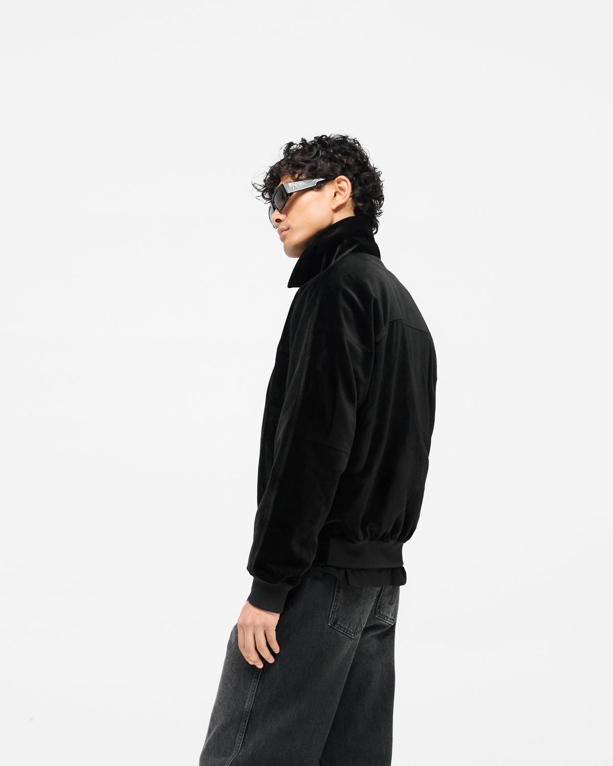 Bordeaux Brushed Jacket - Black
