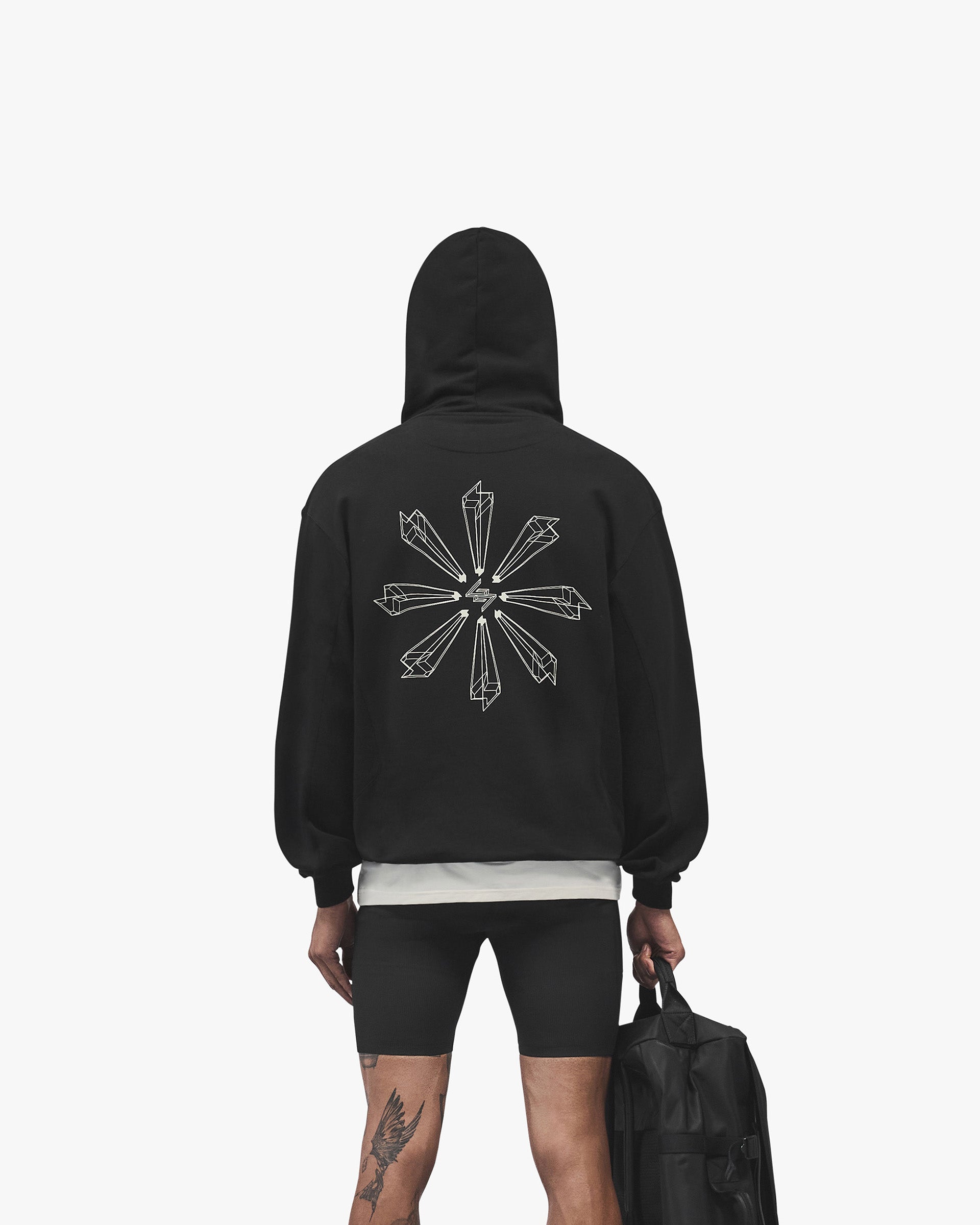 247 Uprising Oversized Hoodie - Black