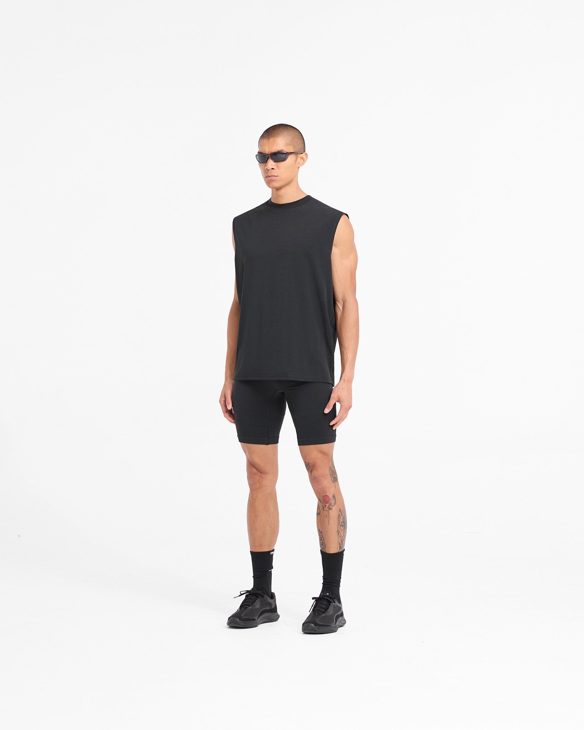 247 DNA Oversized Tank - Jet Black