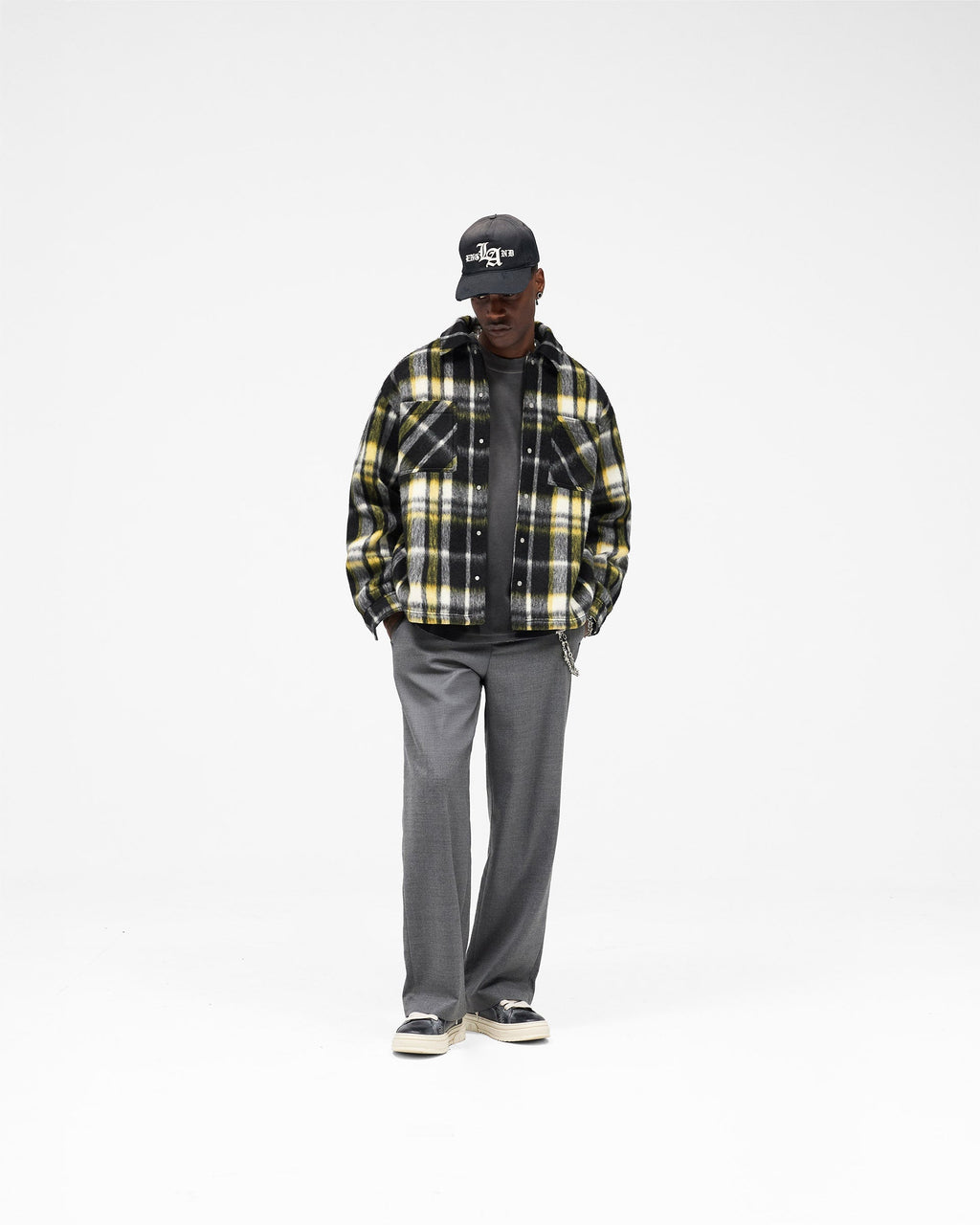 Textured Overshirt - Jet Black