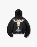 British Cowboys Hoodie - Stained Black