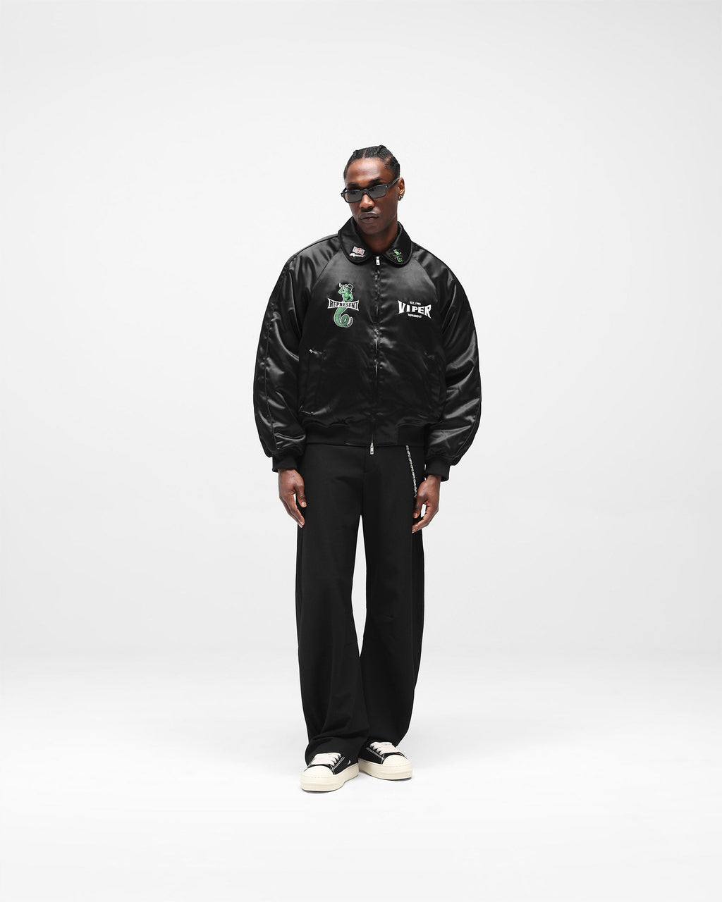 Represent x Viper Souvenir Jacket - Jet Black