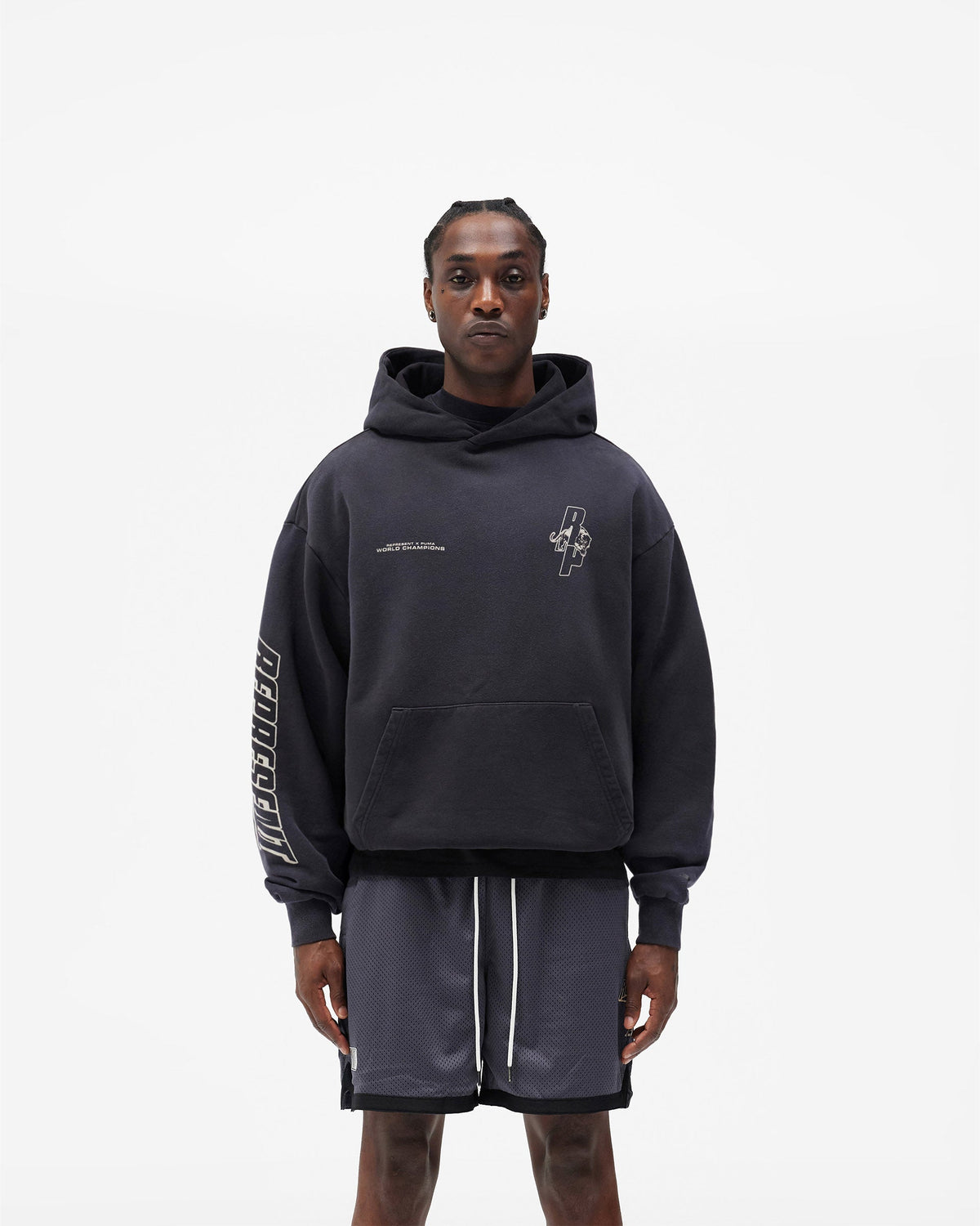 Represent X Puma Hoodie - Puma Black