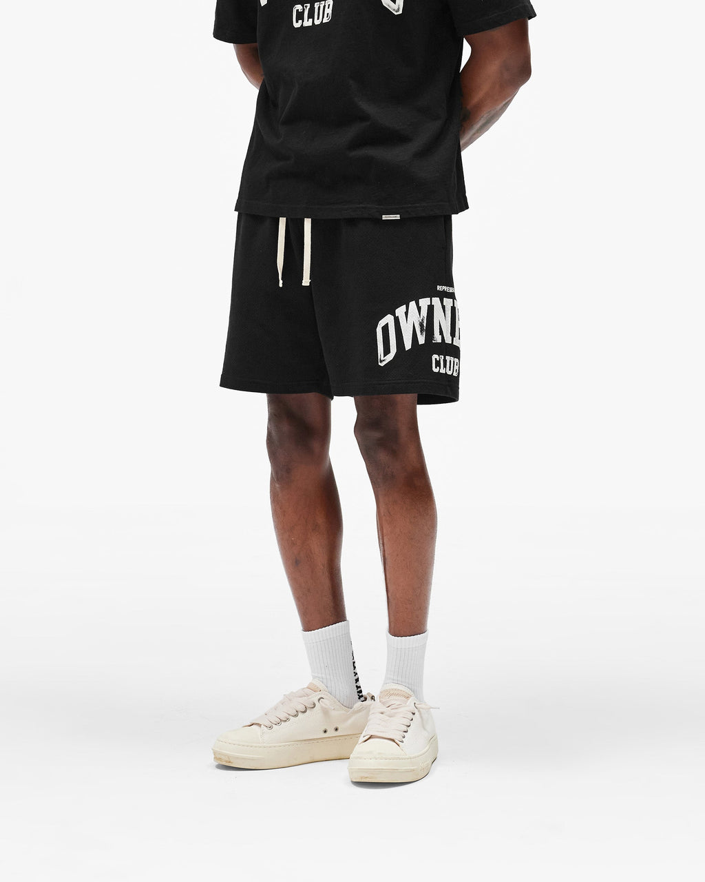 Represent Owners Club Mesh Short - Jet Black