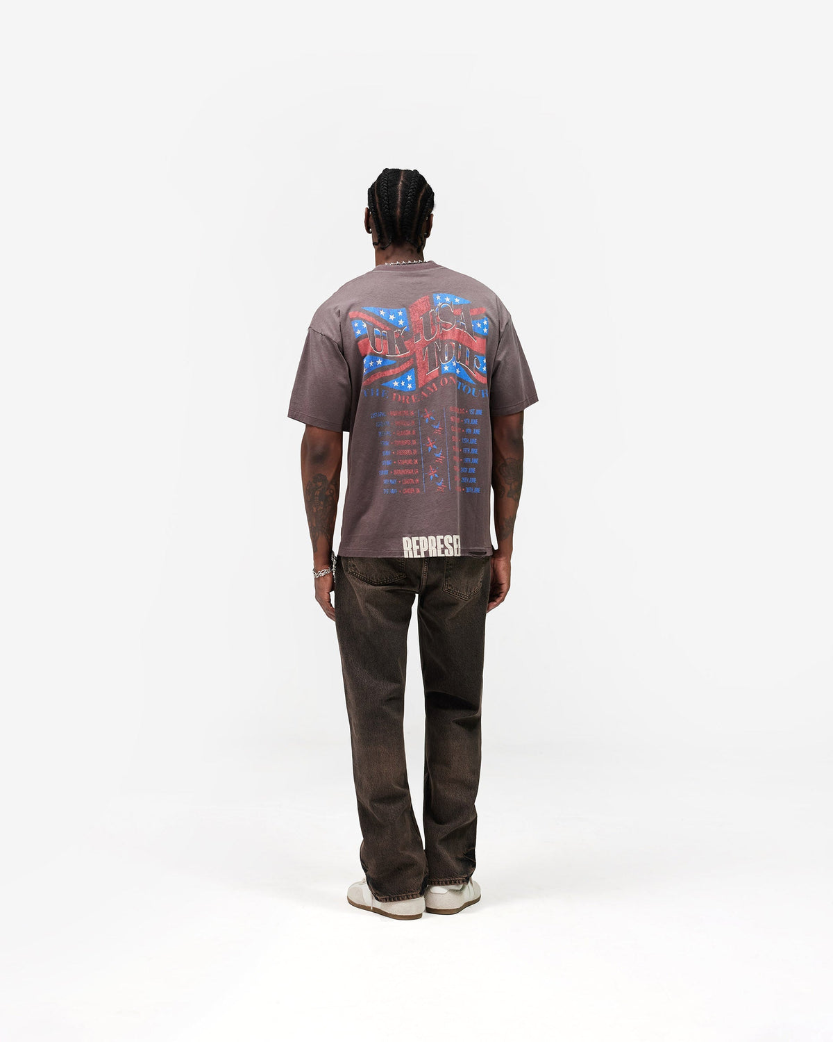 R2 Straight Leg Denim - Bark