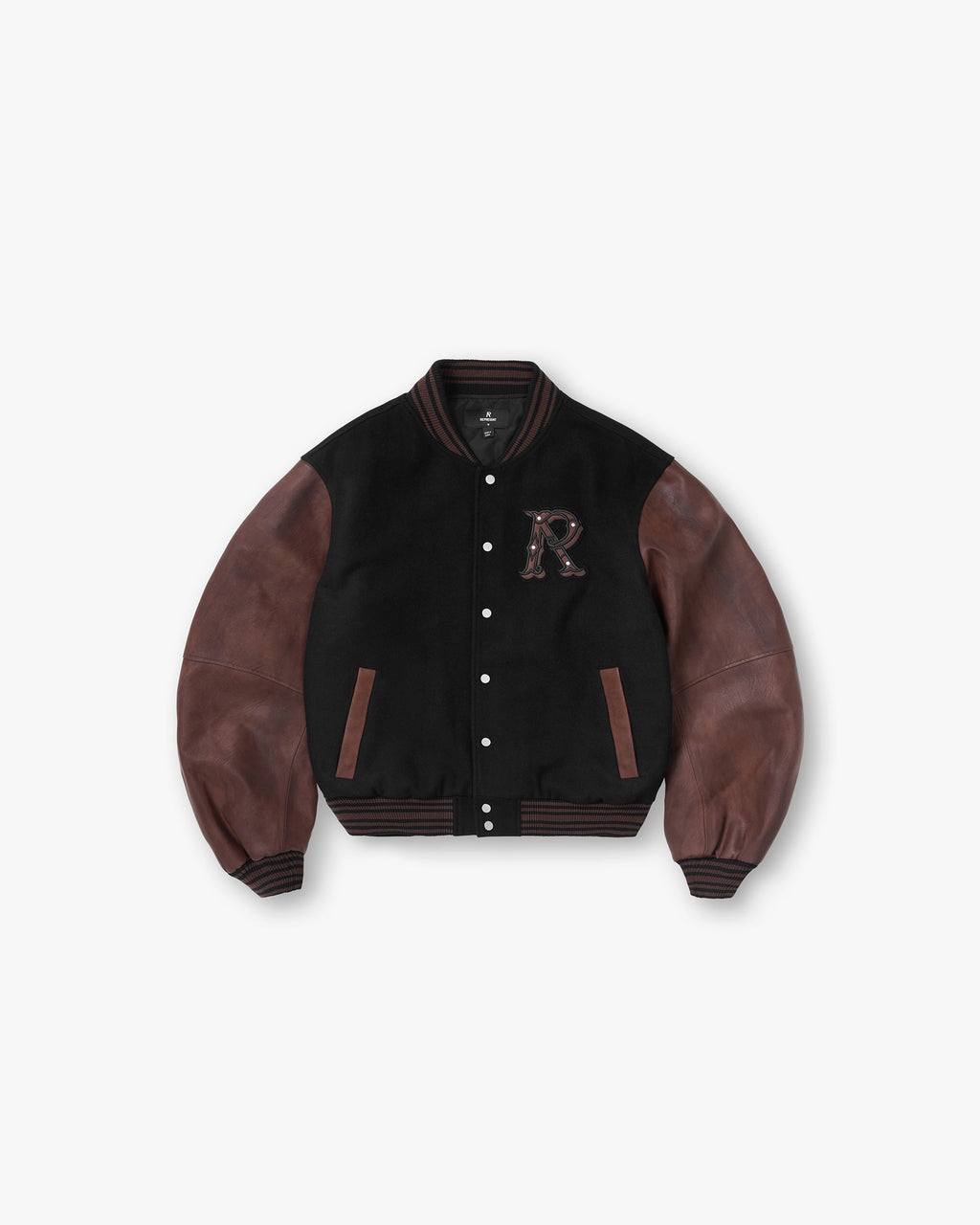 Varsity Bomber - Jet Black