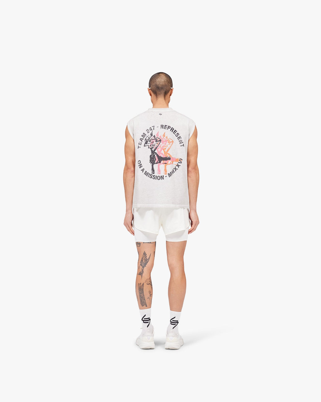 247 Torch Boxy Tank - Bleach Wash