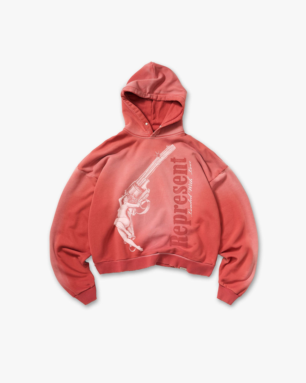Loaded With Love Hoodie - Withered Rose