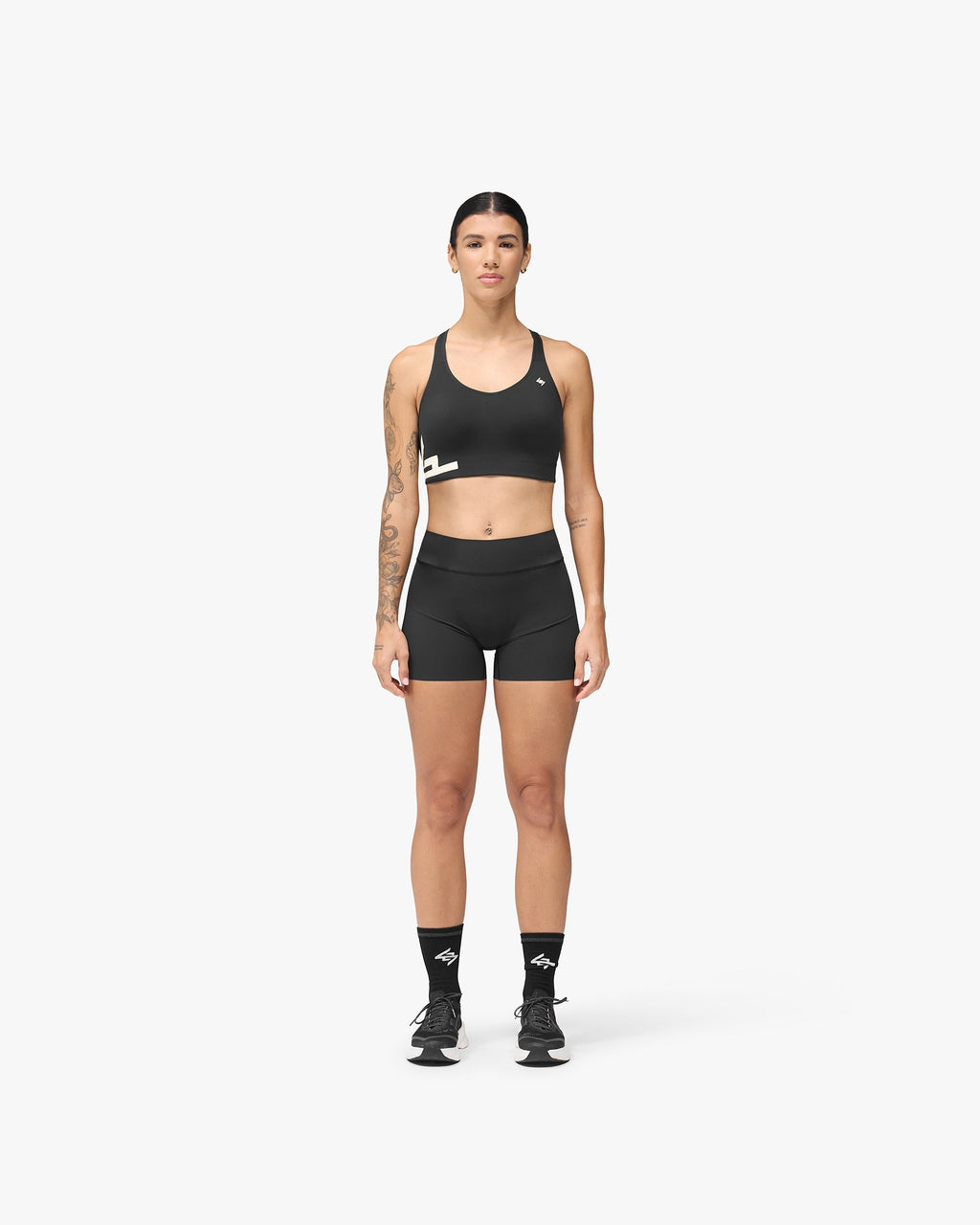247 On A Mission High Support Sports Bra - Jet Black