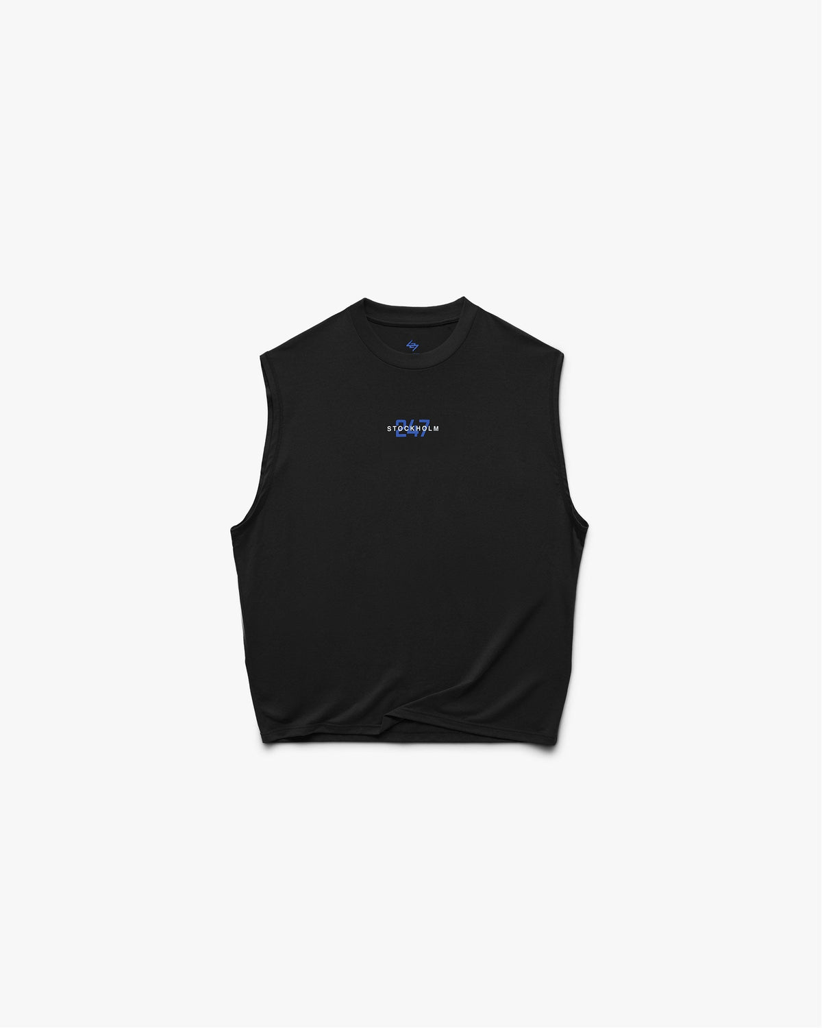 247 Stockholm Oversized Tank - Jet Black