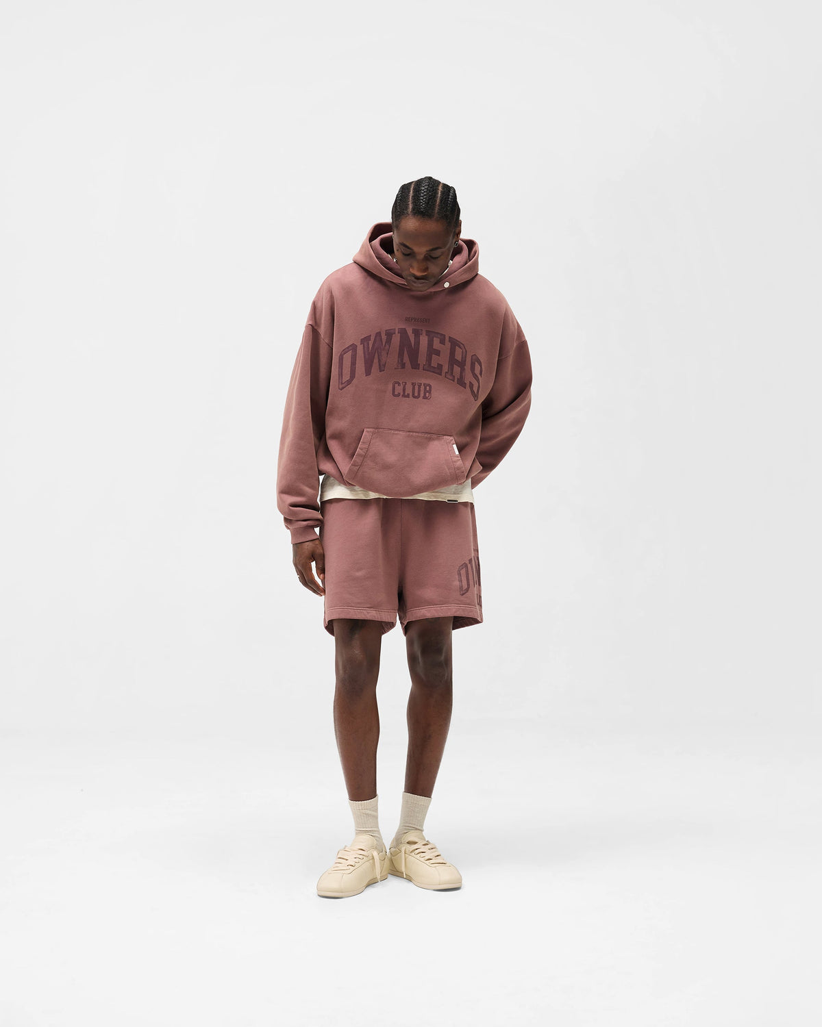 Represent Owners Club Shorts - Smoked Rose