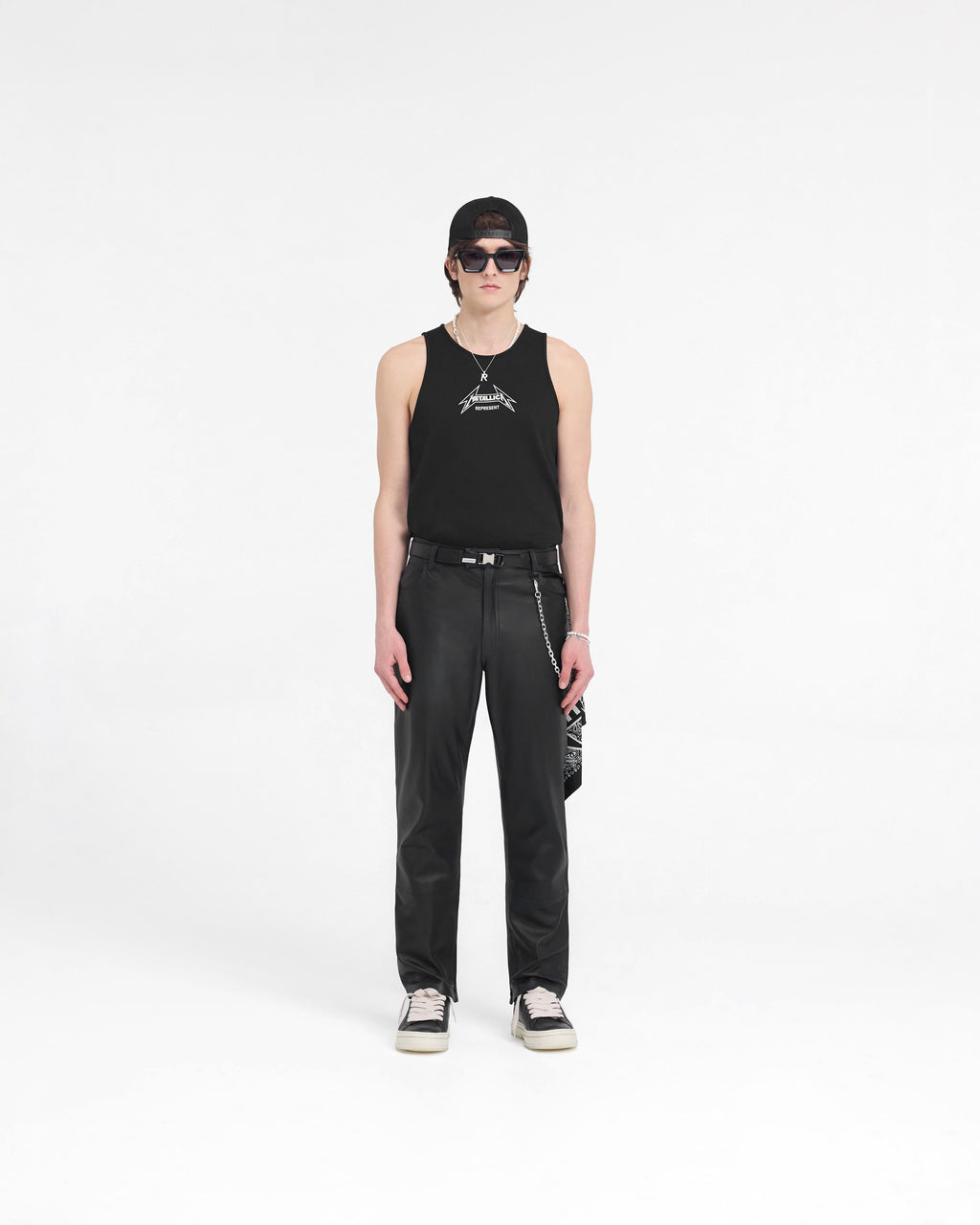 Represent X Metallica Local Crew Vest - Jet Black