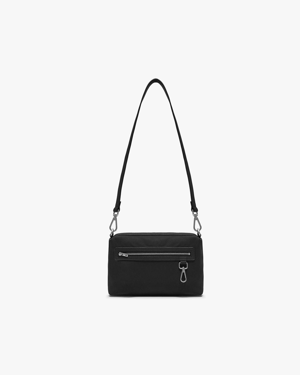Nylon Messenger Bag - Black