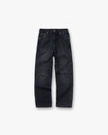 R3 Distressed Baggy Denim - Petrol