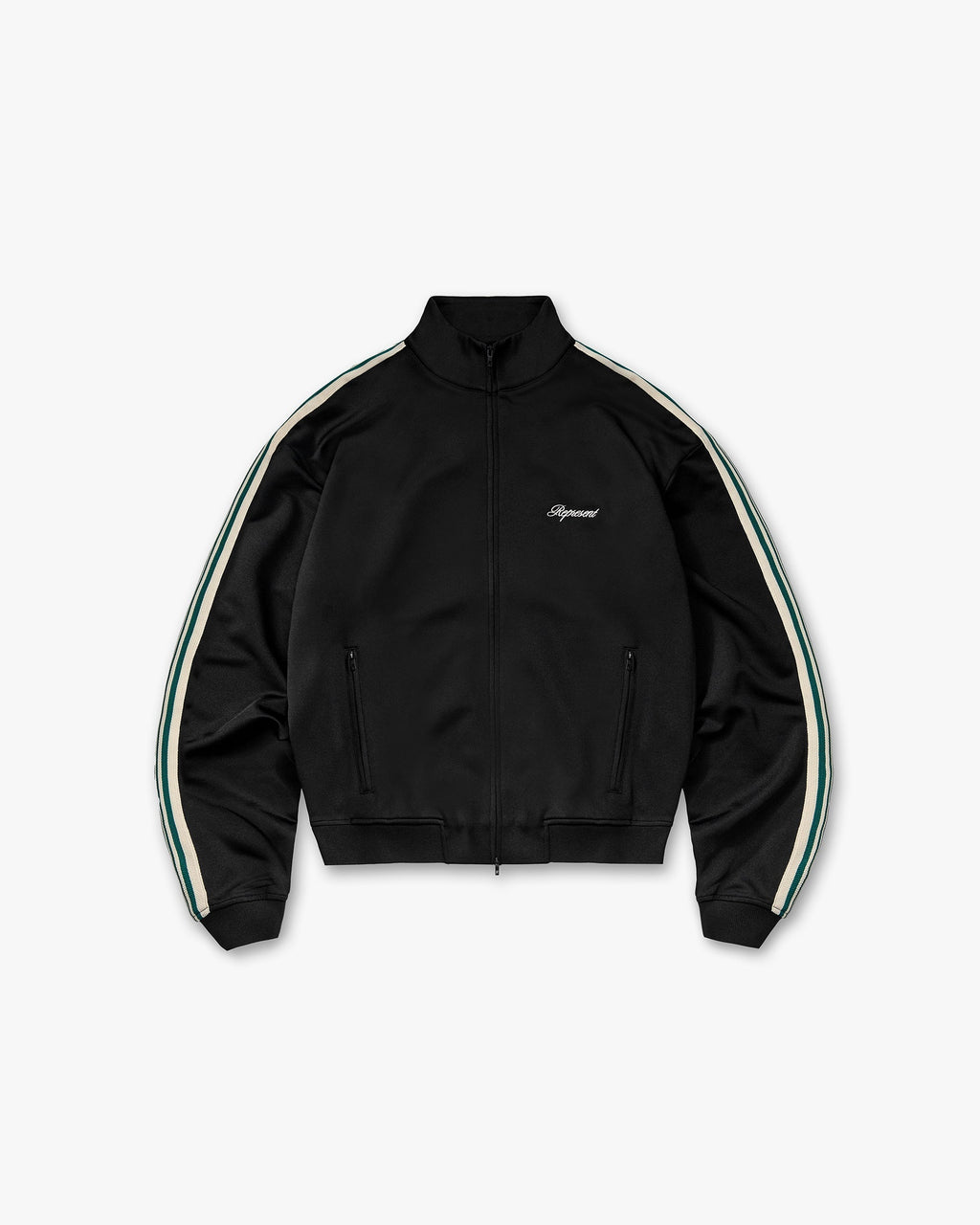 Taped Track Jacket - Jet Black
