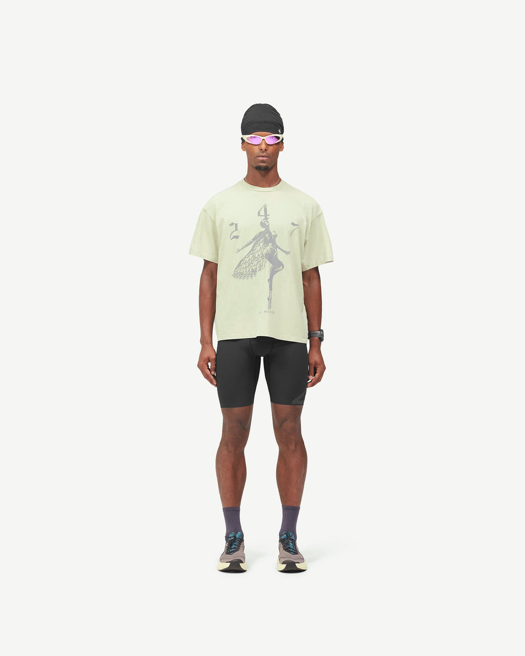 247 Fallen Angel Graphic T-Shirt - Fern