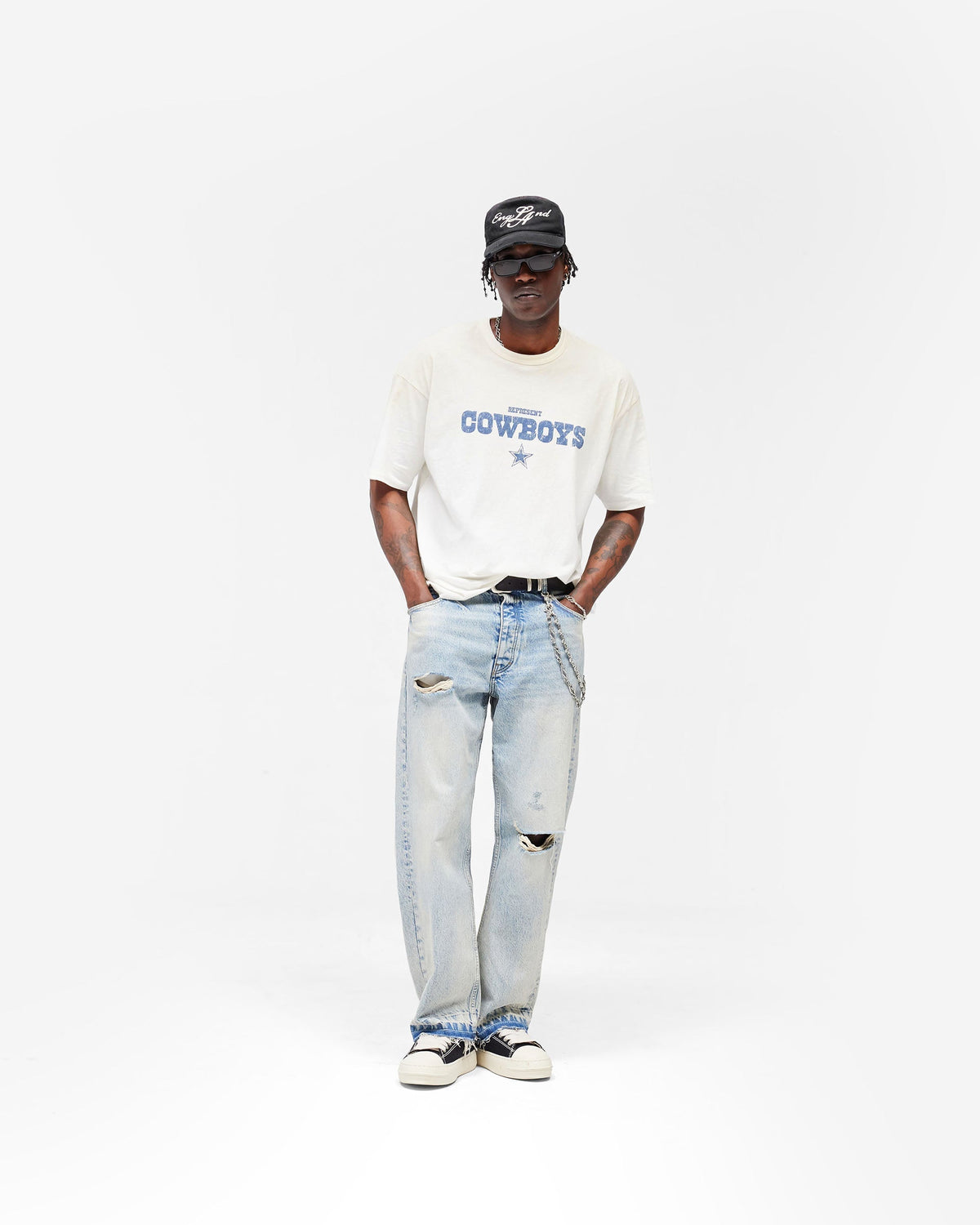 Dallas Cowboys x Represent T-Shirt - Washed Ecru