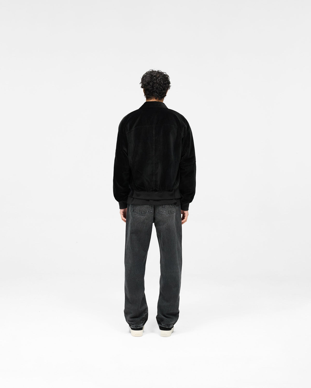 Bordeaux Brushed Jacket - Black