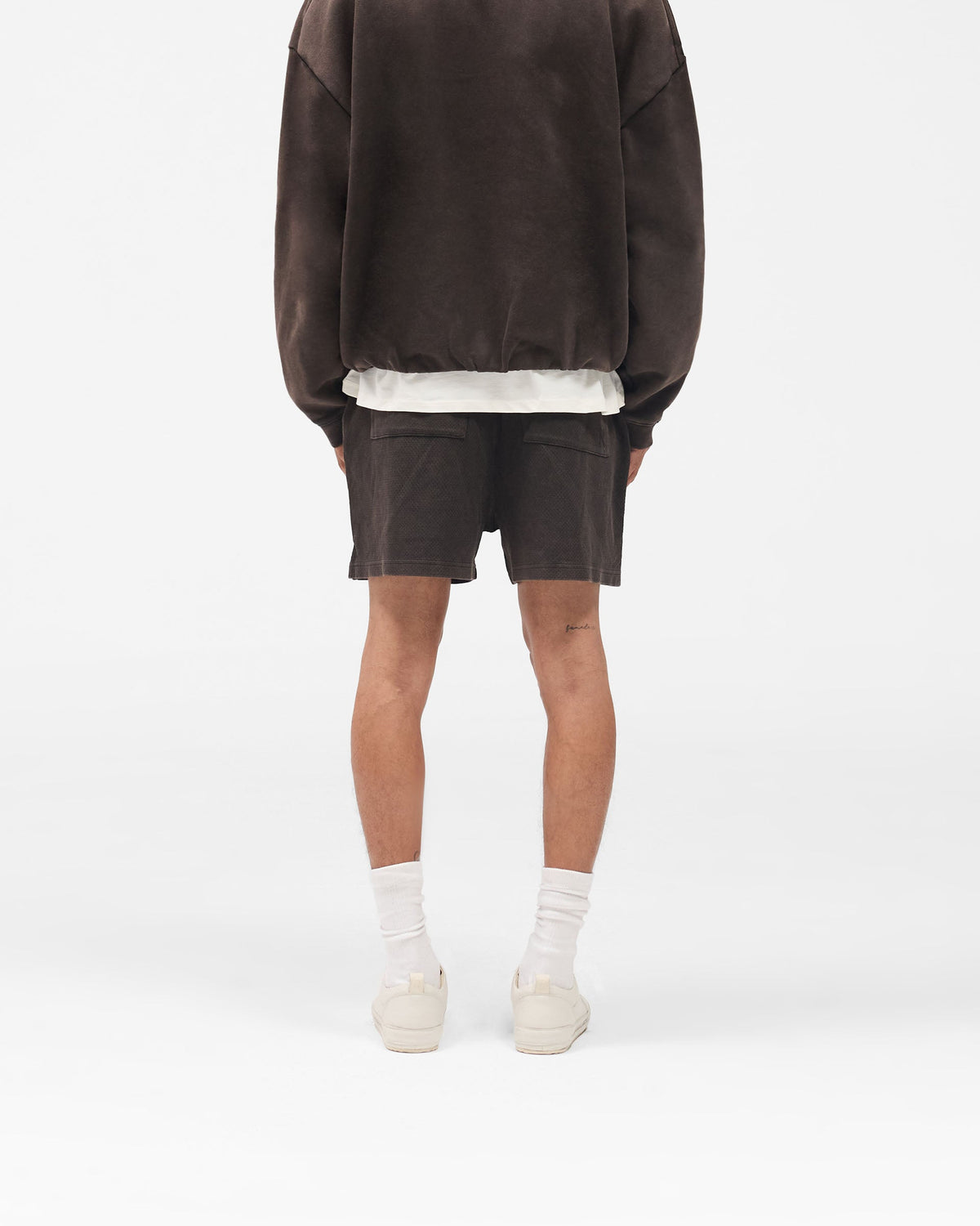 Initial Mesh Shorts - Coffee
