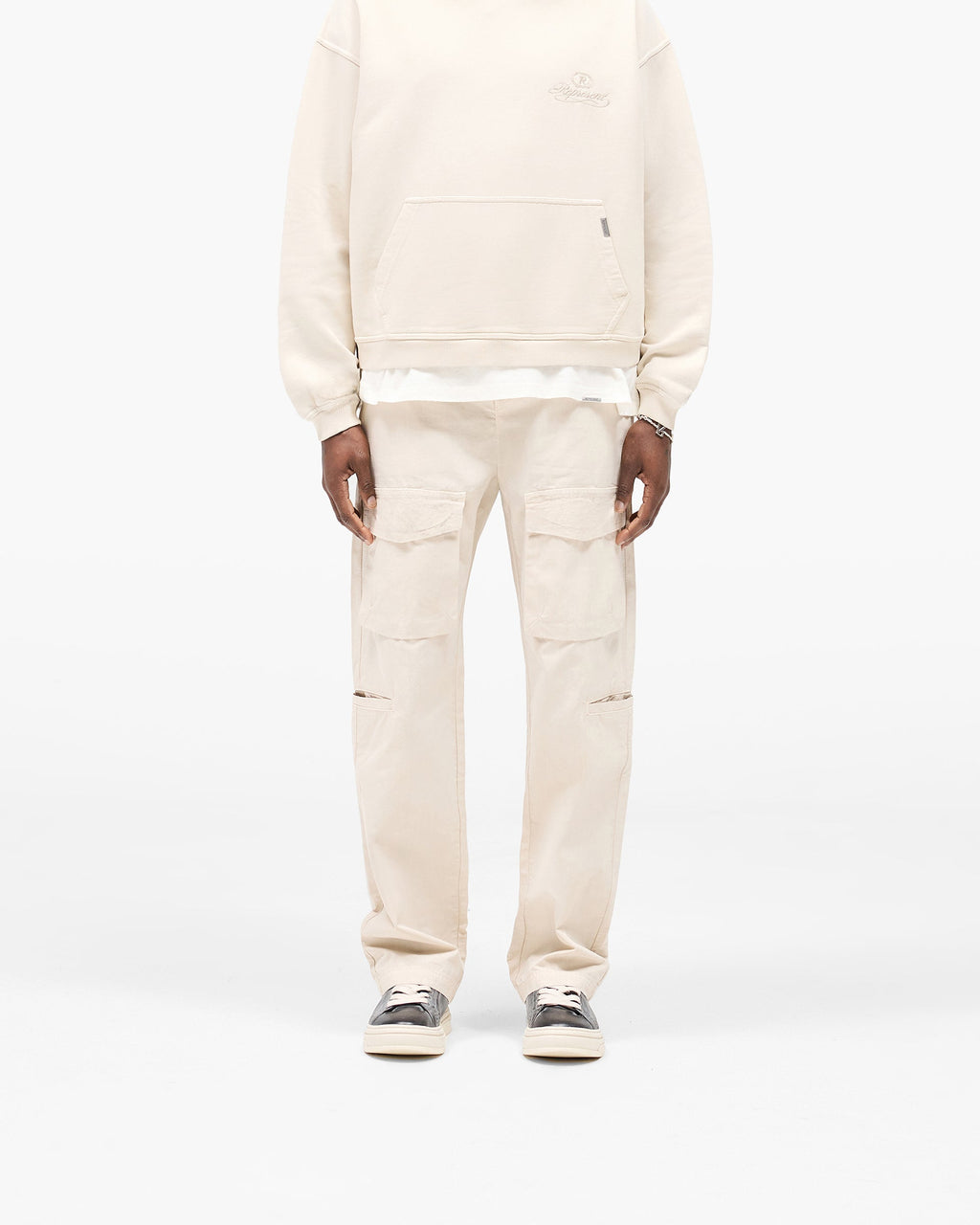 Front Pocket Cargo Pant - Champagne
