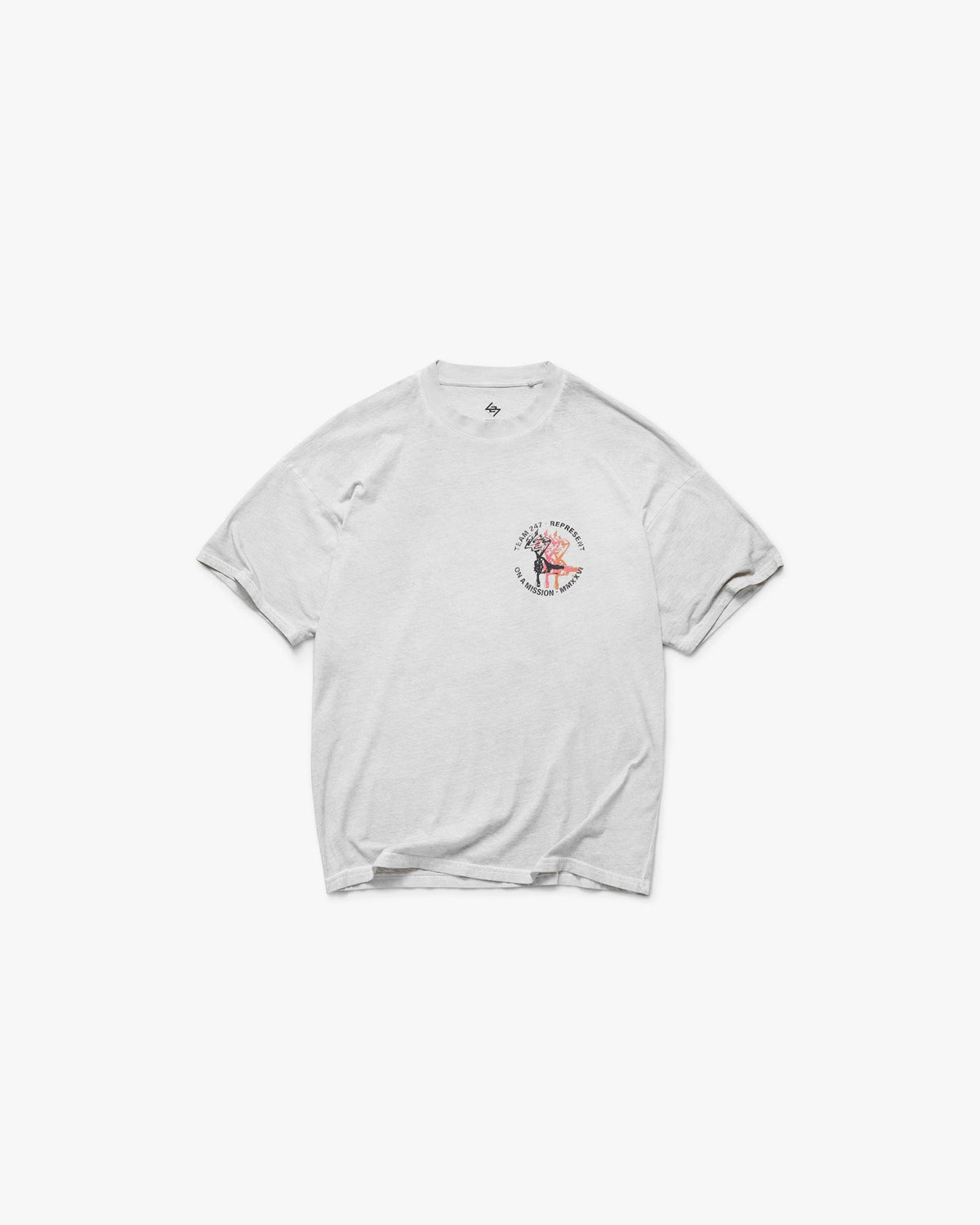 247 Torch Boxy T-Shirt - Bleach Wash
