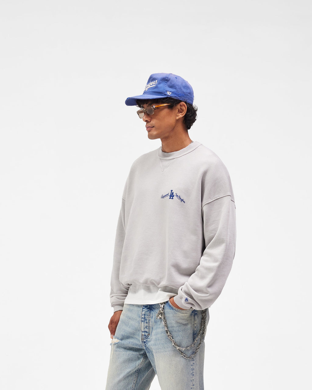 Los Angeles Dodgers x Represent Sweater - Sprayed Mist