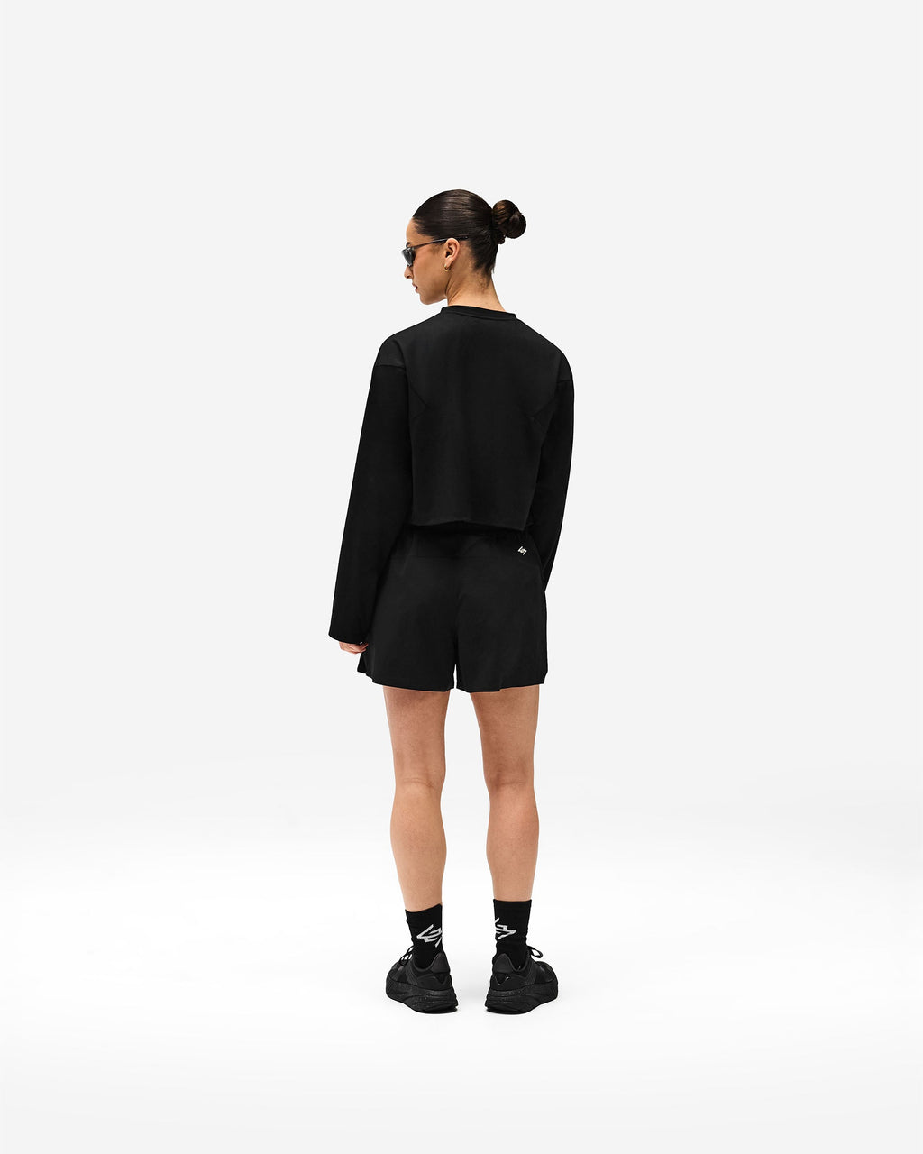 247 DNA Cropped Training T-Shirt - Black