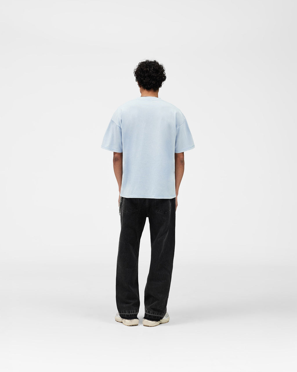 Western Initial T-Shirt - Mountain Blue