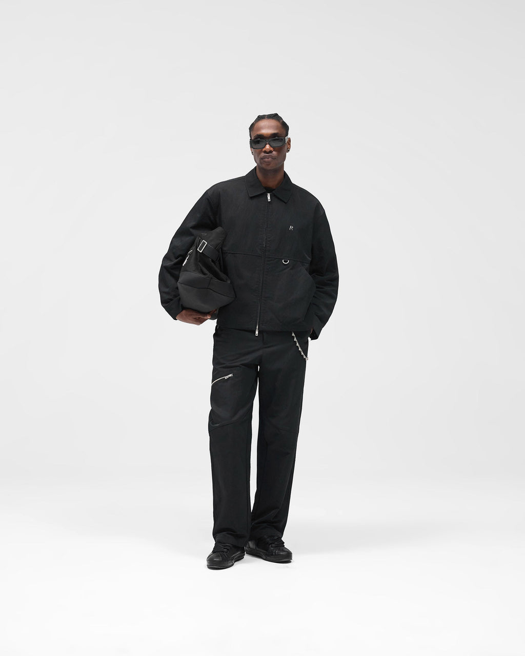Nylon Overshirt - Jet Black