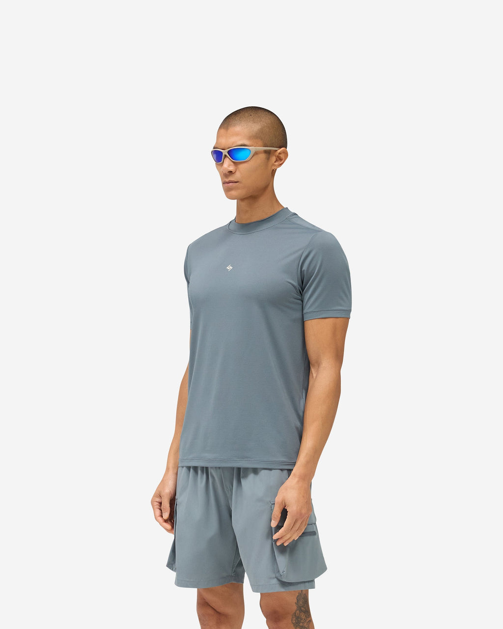247 DNA Mesh T-Shirt - Dusky Navy