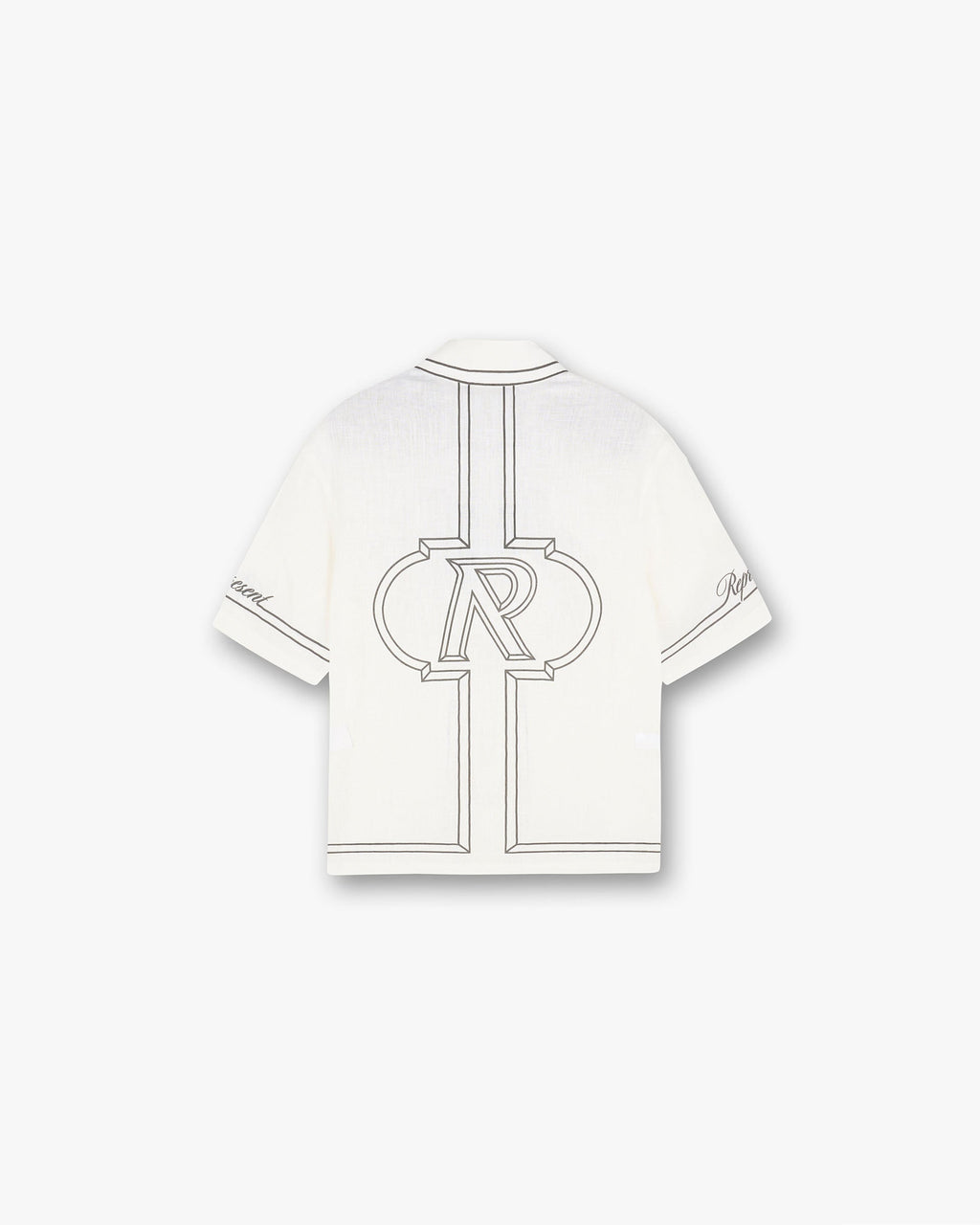 Border Shirt - Whisper White