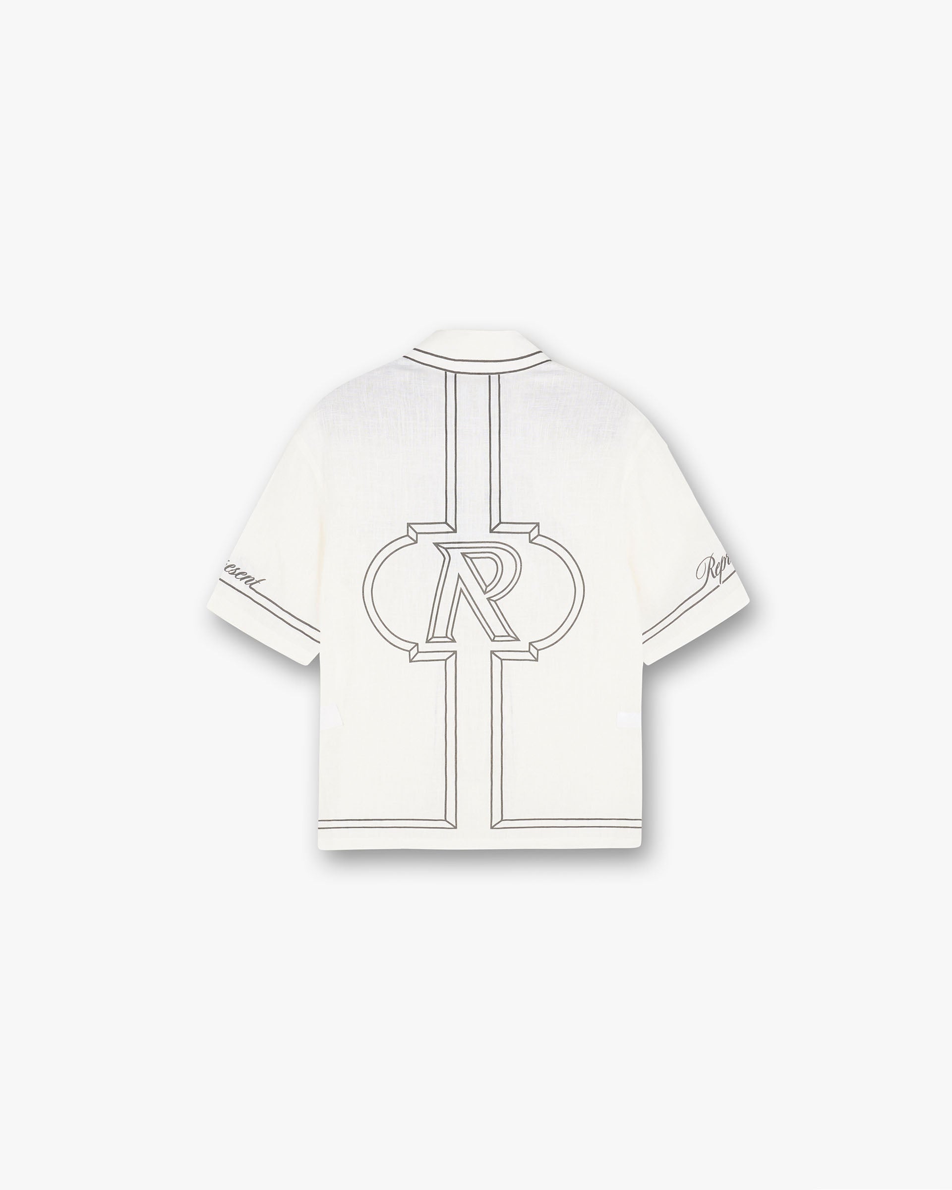 Border Shirt - Whisper White
