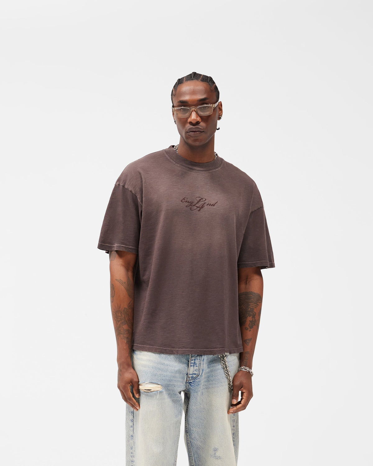 EngLAnd T-Shirt - Washed Brown