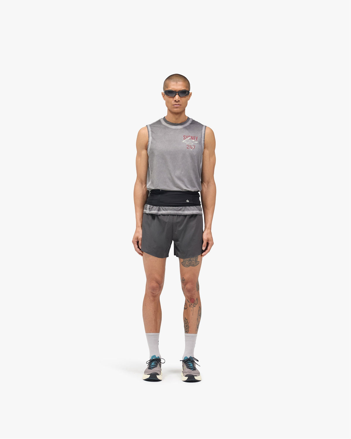 247 Sydney Tank - Washed Grey