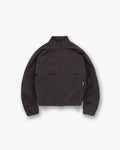 Initial Nylon Track Jacket - Coffee