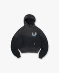 Represent X Belstaff Born To Bike Hoodie - Aged Black