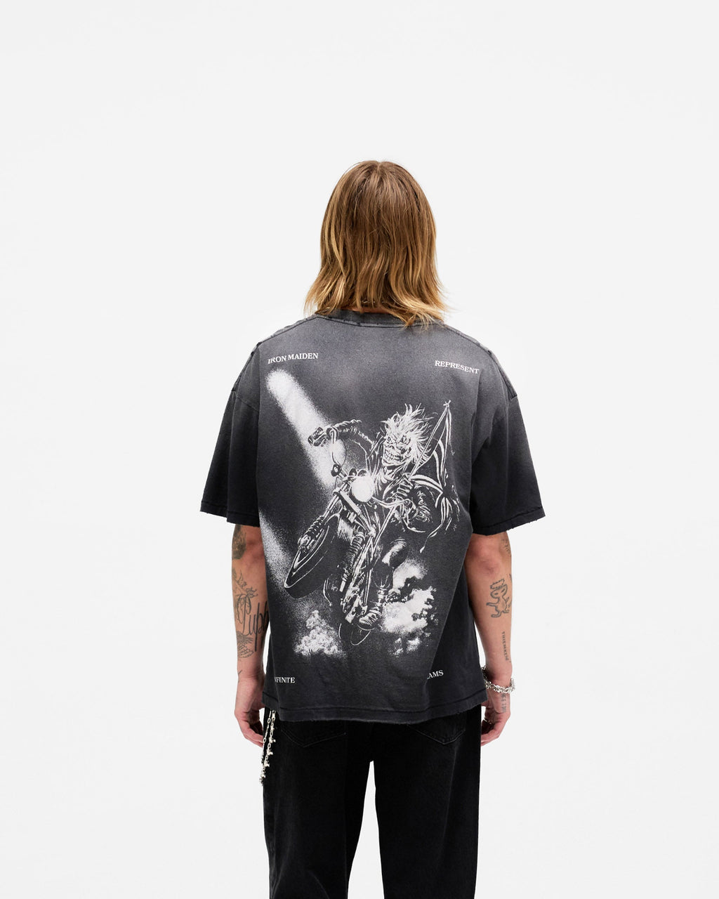 Represent X Iron Maiden Infinite Dreams T-Shirt - Aged Black
